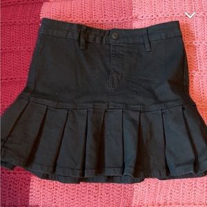 rue 21 high waisted jean skirt!